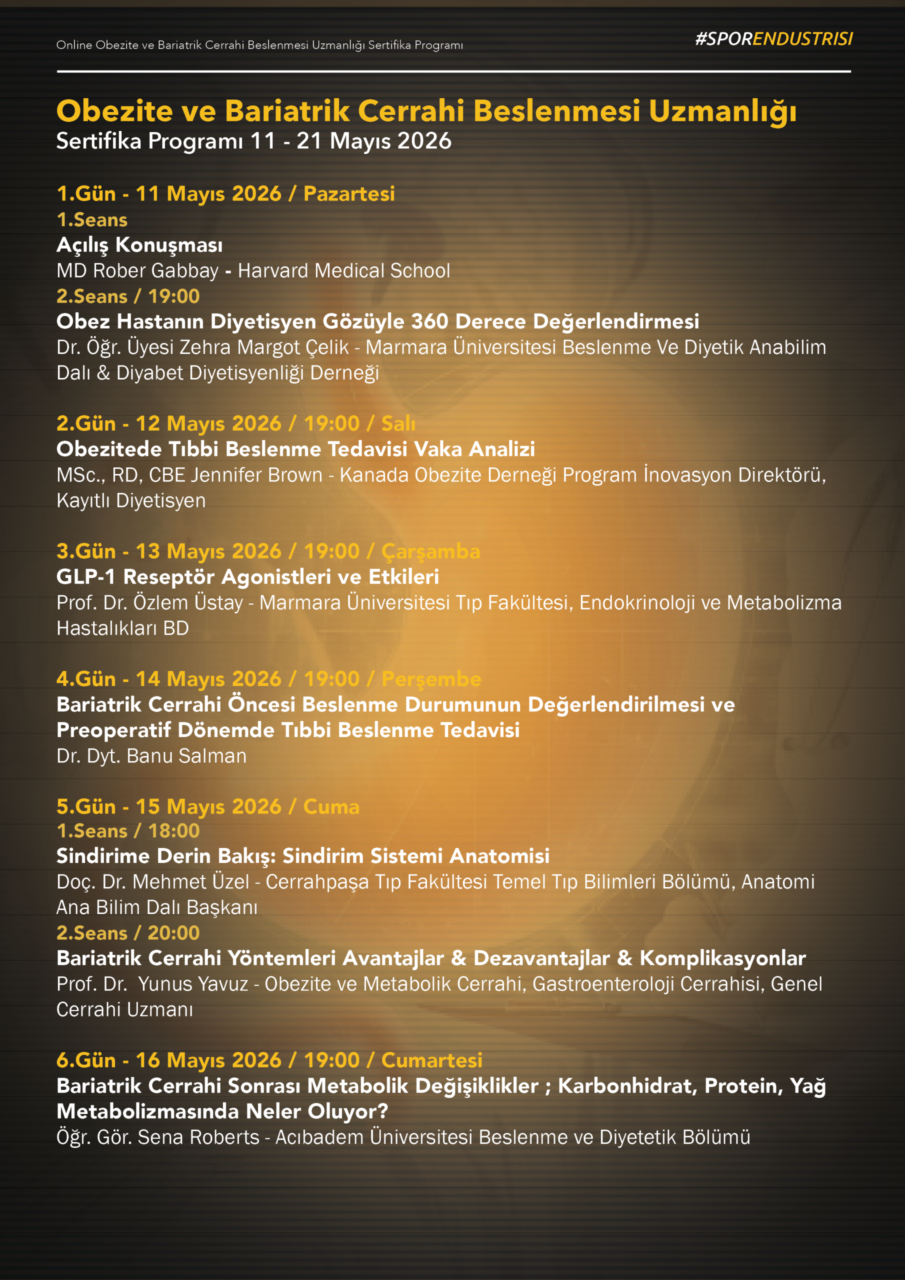 Program Afişi – 1