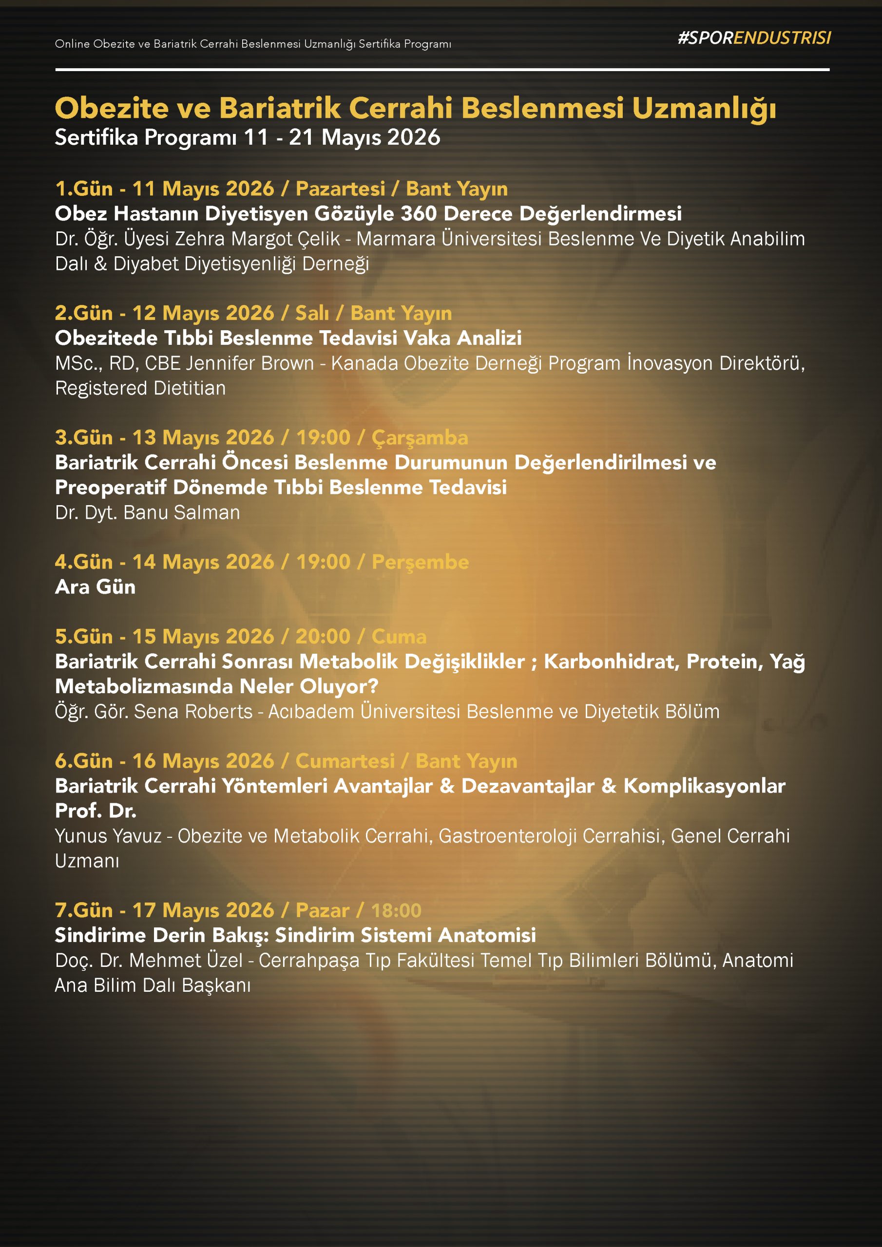 Program Afişi – 1