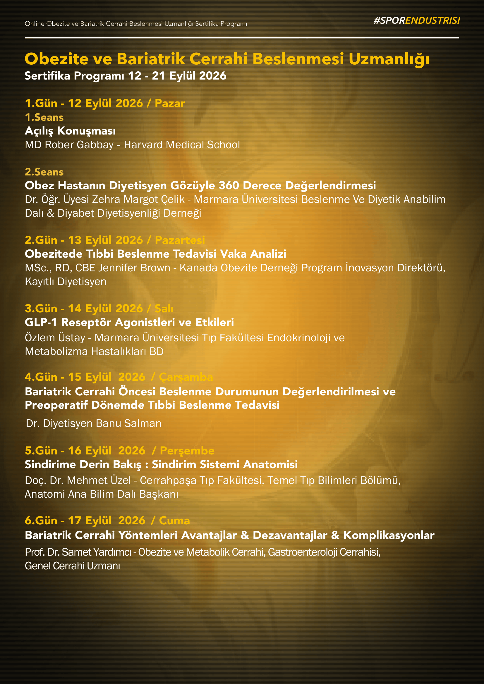 Program Afişi – 1